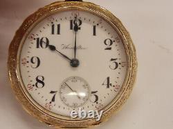 Antique 1911 Hamilton Grade 926 Pocket Watch 17J 18s OF Ladd Case Running! D3