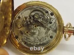 Antique 1911 Hamilton Grade 926 Pocket Watch 17J 18s OF Ladd Case Running! D3