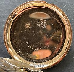 Antique 1914 Hamilton Grade 910 Pocket Watch Running Fahys GF Case 12s 17j USA