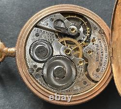 Antique 1915 Hamilton Grade 978 Pocket Watch Running Ticks Gf Case 16s 17j USA
