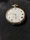 Antique 1916 Hamilton 25 Yrs Gf Open Face Pocket Watch 12s 17j Gr 910 Running