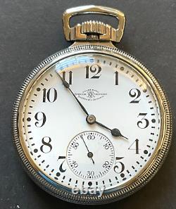 Antique 1920 Ball Hamilton Grade 999N Pocket Watch Railroad Standard 999 16s 23j