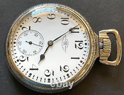Antique 1920 Ball Hamilton Grade 999N Pocket Watch Railroad Standard 999 16s 23j