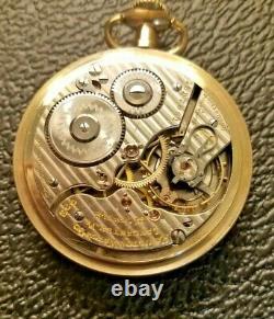 Antique 1920 Hamilton 992 21 Jewels Size 16 RR Approved Pocket Watch
