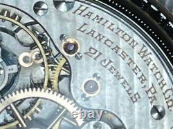 Antique 1923 Hamilton 992 21 Jewels Rail Road Pocket Watch