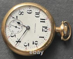 Antique 1924 Hamilton Grade 974 Pocket Watch Running Ticks Gf Case 16s 17j USA