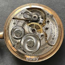 Antique 1924 Hamilton Grade 974 Pocket Watch Running Ticks Gf Case 16s 17j USA