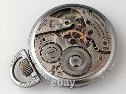 Antique 1924 Hamilton Illinois Grade 974 Size 16s Pocket Watch