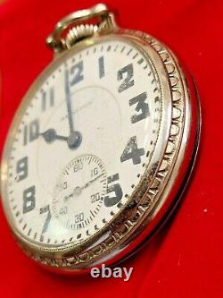 Antique 1927 Hamilton 992 Railroad Pocket Watch Size 16 21 Jewels