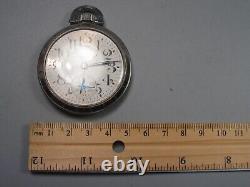 Antique 1956 Hamilton 992B Pocket Watch 21j, 16s, 0F, Steel Case, Rail Road. #10