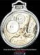 Antique 21 Jewels Silver Plated Display Case Rr Pocket Watch Hamilton 992