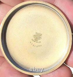 Antique 23 Jewels 10-K Gold Plated Railroad Pocket Watch Waltham VANGUARD Mint