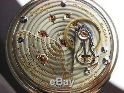 Antique Ball Hamilton 19 jewels 999G pocket watch. Brotherhood of Locomotive F&E