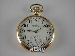 Antique Ball Hamilton Rail Road Standard 999N 23 jewels pocket watch. Made 1922
