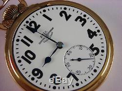 Antique Ball Official Rail Road Standard 999P 21j pocket watch 1930. Nice case