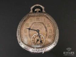 Antique Gold Filled Hamilton 912 17j 12s Pear Case Pocket Watch i13412