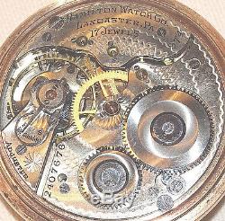 Antique HAMILTON Pocket Watch 16S 17J 1926 Runs Gold Filled
