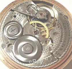Antique HAMILTON Pocket Watch 16S 17J 1926 Runs Gold Filled