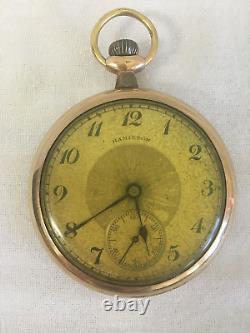 Antique HAMILTON Pocket Watch 1924 Model 2 17 Jewels Grade 956