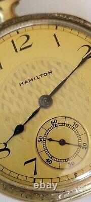 Antique HAMILTON Pocket Watch #956 with Original Chain and Closure