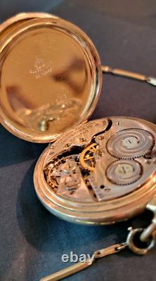 Antique HAMILTON Pocket Watch #956 with Original Chain and Closure