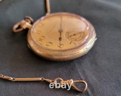 Antique HAMILTON Pocket Watch #956 with Original Chain and Closure