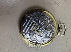 Antique Hamilton 10s 23j Yellow Gold Filled Kellogg Model Pocket Watch