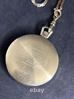 Antique Hamilton 14K Yellow Gold Open Face Pocket Watch