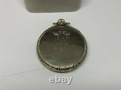 Antique Hamilton 14k Solid Gold Pocket Watch 5 Position 23 Jewels Not Working