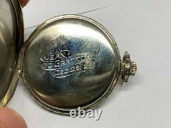 Antique Hamilton 14k Solid Gold Pocket Watch 5 Position 23 Jewels Not Working
