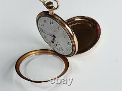 Antique Hamilton 14k solid yellow gold pocket watch