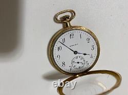 Antique Hamilton 14k yellow gold pocket watch