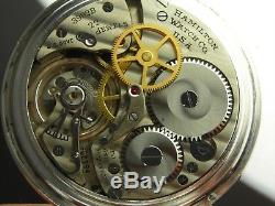 Antique Hamilton 16s 3992B 22 jewels Navigational WW2 pocket watch. Made 1942