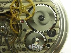 Antique Hamilton 16s 4992B 22 jewels Navigational Silver pocket watch, 1941