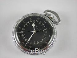 Antique Hamilton 16s 4992B 22 jewels Navigational WW2 pocket watch. Made 1941