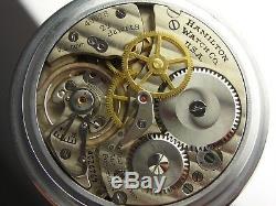 Antique Hamilton 16s 4992B 22 jewels Navigational WW2 pocket watch. Made 1941