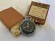 Antique Hamilton 16s 4992b 22 Jewels Navigational Ww2 Pocket Watch With Box 1942
