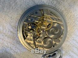 Antique Hamilton 16s 4992B 22 jewels Navigational WW2 pocket watch with box 1942