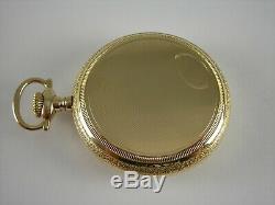 Antique Hamilton 16s, 952 19 jewel Rail Road pocket watch. Gold filled made 1909
