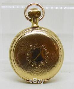 Antique Hamilton 18 Size 941 21 Jewel 14k Solid Gold Hunter Case Pocket Watch
