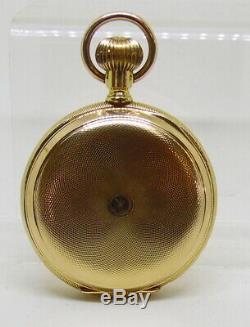 Antique Hamilton 18 Size 941 21 Jewel 14k Solid Gold Hunter Case Pocket Watch