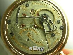Antique Hamilton 18s, 938 17 jewel Rail Road pocket watch. Gold filled made 1900