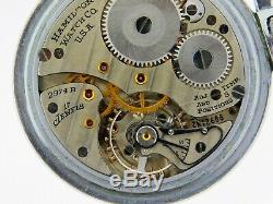 Antique Hamilton 1940 Military Style 2k12688 Model 5-17 Jewel 2974b Pocket Watch