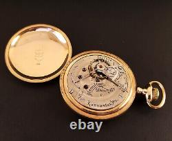 Antique Hamilton 924 Pocket Watch 17 Jewels 18 Size S/N 1421619 Ca. 1918