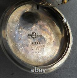 Antique Hamilton 924 Special Pocket Watch, Gilt Trim, Lever Set, 1911