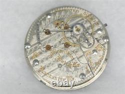 Antique Hamilton 940 21 Jewel Railroad Pocketwatch Movement & Dial, Running