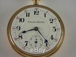 Antique Hamilton 940 two tone 21 jewel 18s Rail Road pocket watch. Gold filled