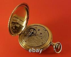 Antique Hamilton 941 Pocket Watch Gold Fill Hunter Case 21 Jewels 18 Sz Ca. 1910