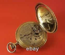 Antique Hamilton 941 Pocket Watch Gold Fill Hunter Case 21 Jewels 18 Sz Ca. 1910