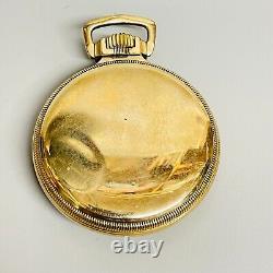 Antique Hamilton 952 10k Gold-Filled 19 Jewels Railroad Pocket Watch Works